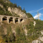 Viadukt på Albulalinjen