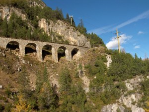 Viadukt på Albulalinjen