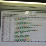 Vognanaviser på München Hbf. Vognanaviser på München Hbf.