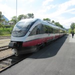 Raumabanen, klar til avgang på Åndalsnes stasjon Raumabanen, klar til avgang på Åndalsnes stasjon