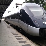 InterCityLyn klar til avgang fra Aalborg