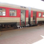Tog klar til avgang i i Vilnius Tog klar til avgang i i Vilnius