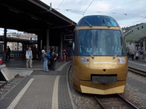 Golden Pass med panoramautsikt helt foran