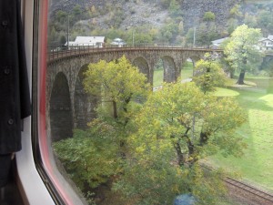 Viadukt på Berninalinjen